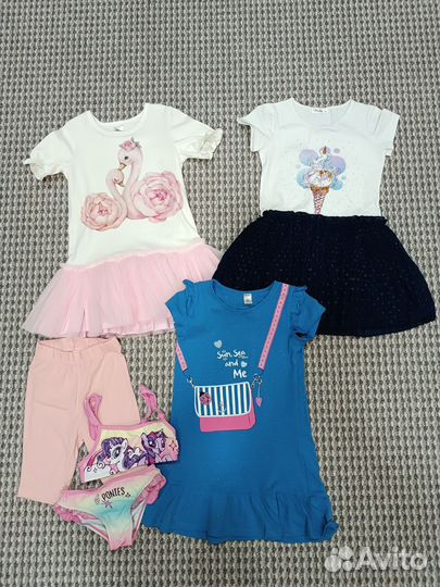 Пакет вещей для девочки 116-122, обувь