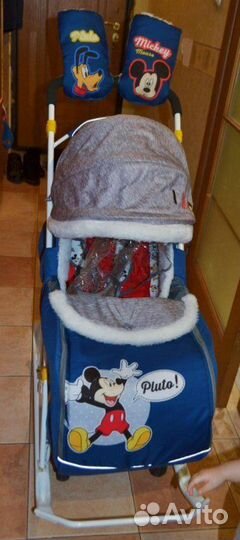 Детские санки коляска бу