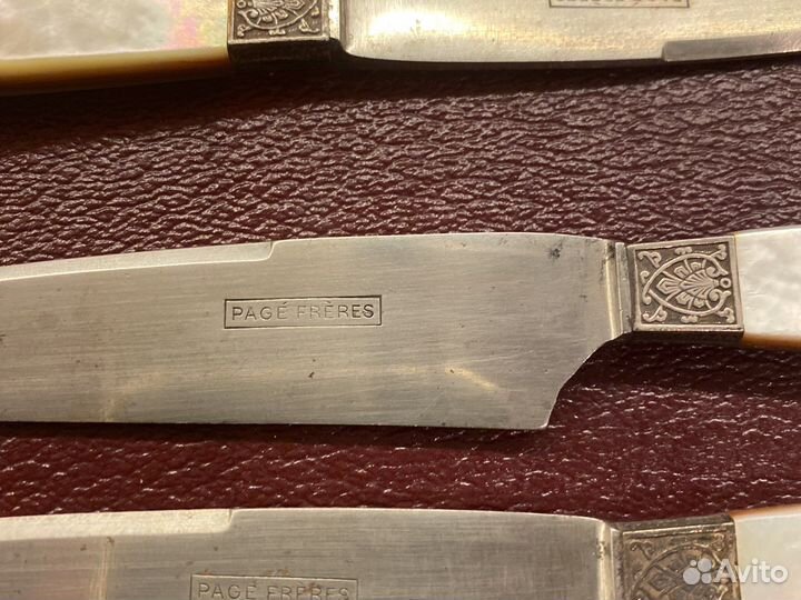 Ножи столовые старинные 2 комплекта