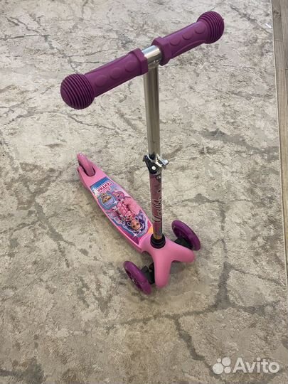Самокат детский барби новый