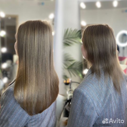 Наращивание волос (кератиновое, горячий метод)