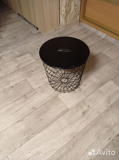 Журнальный столик IKEA с корзиной