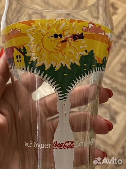 Бокалы кока кола/ новые