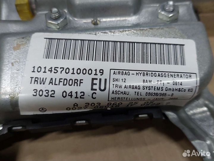 Mercedes Benz W203 Подушка безопасности в дверь