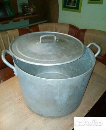 Кастрюли(16-50 литров) алюминиевые и эмалированные