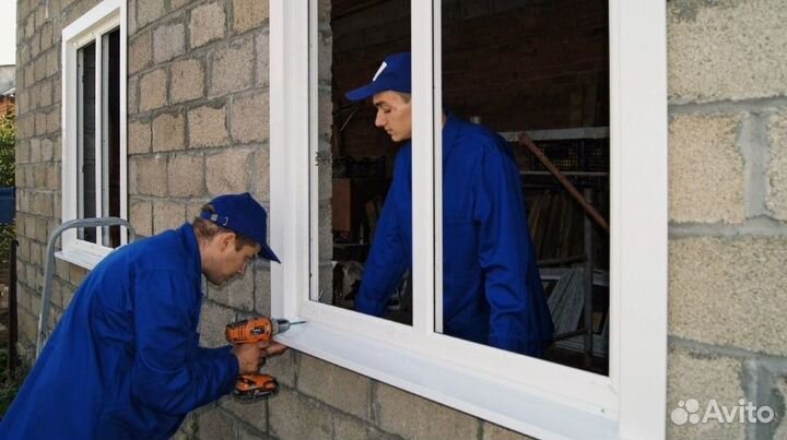 Установка окон балконов Остекление квартир домов