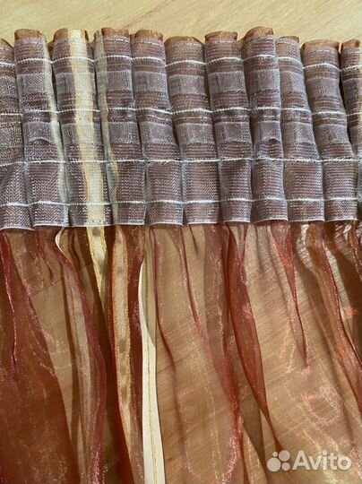 Тюль органза на 3 окна