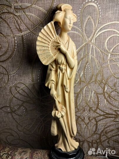 Гейша Ваза муранское цветное стекло