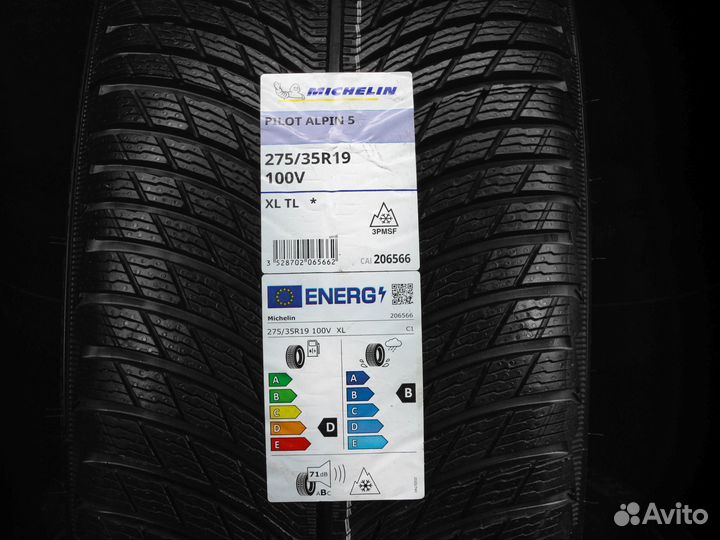 Michelin Pilot Alpin 5 285/30 R20 и 275/35 R19 101V