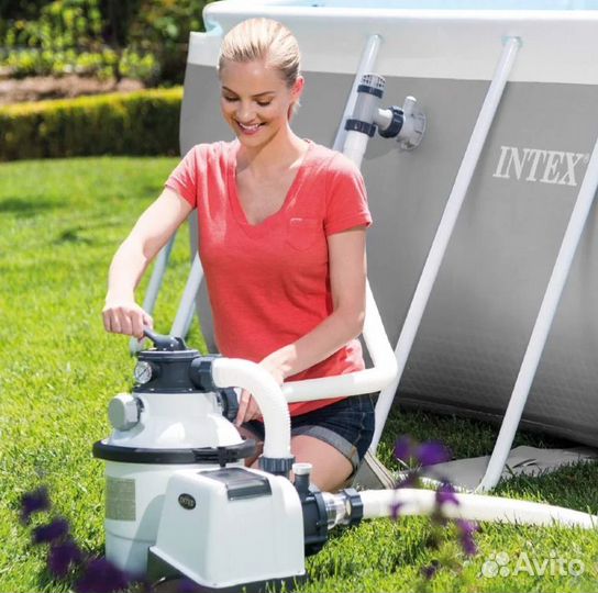 Песочный фильтр-насос для бассейна Intex