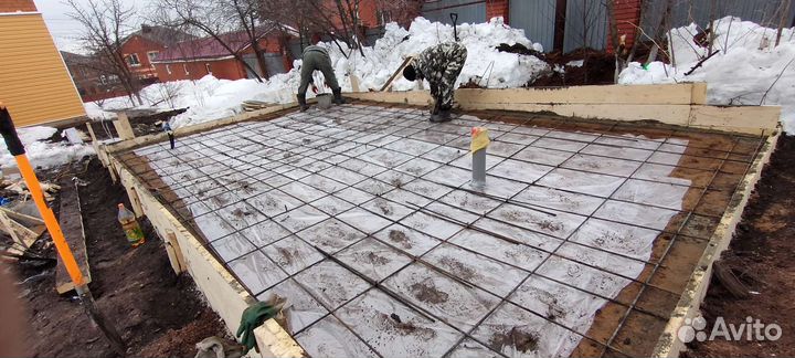 Фундамент под ключ бетонные работы