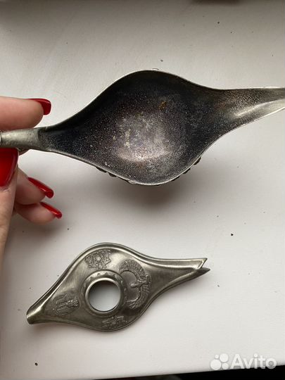 Лампа джина металлическая