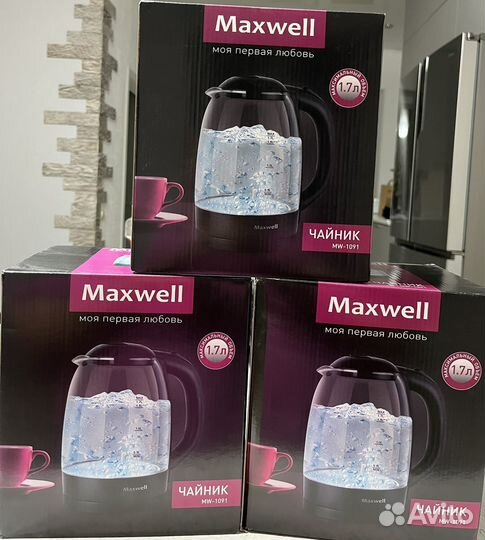 Электрочайник Maxwell MW-1091 новый, запакованный