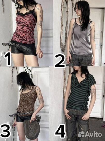 Винтажный топ y2k