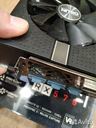 Видеокарта RX 570 (RX 580) Sapphire Nitro+ 8gb