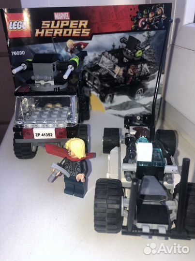 Lego Marvel 76030 Поединок мстителей и гидры