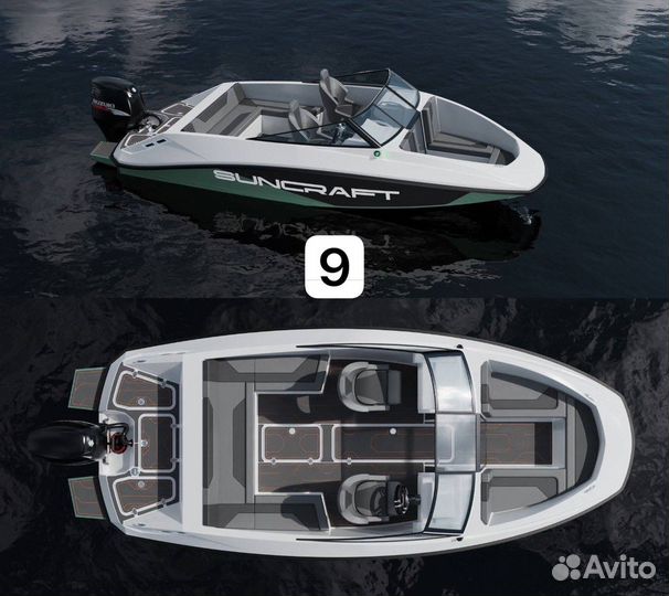 Катер Лодка SunCraft v6