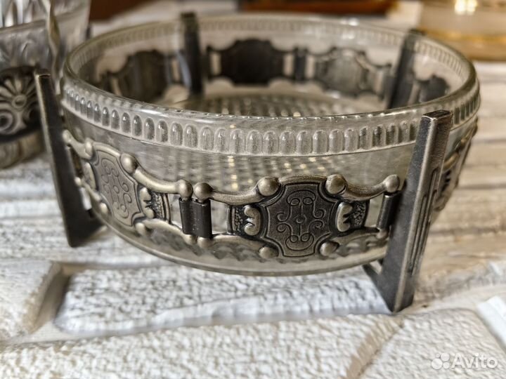 Посуда СССР цветное стекло