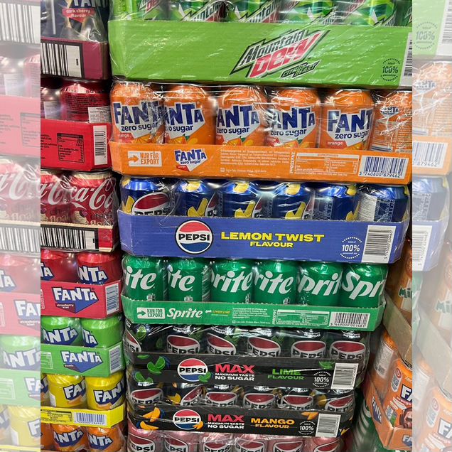 Кола, Coca-Cola, Fanta, Sprite, Pepsi