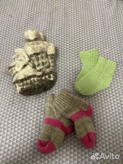 Шерстяные носки детские