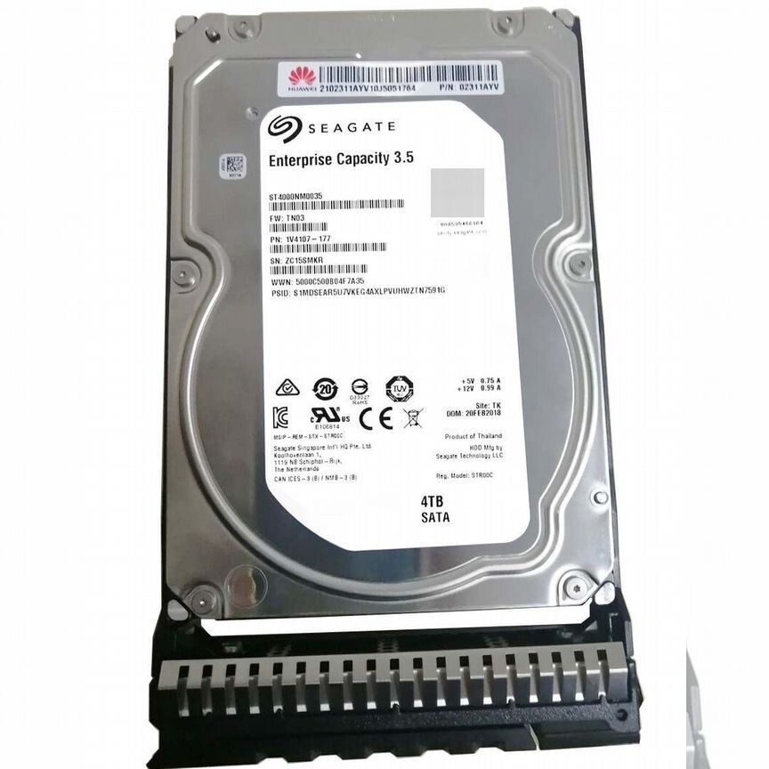 [1V4107-177] Жесткий Диск Huawei 02311ayv 4tb Sata3 3,5" Hdd 1v4107-177