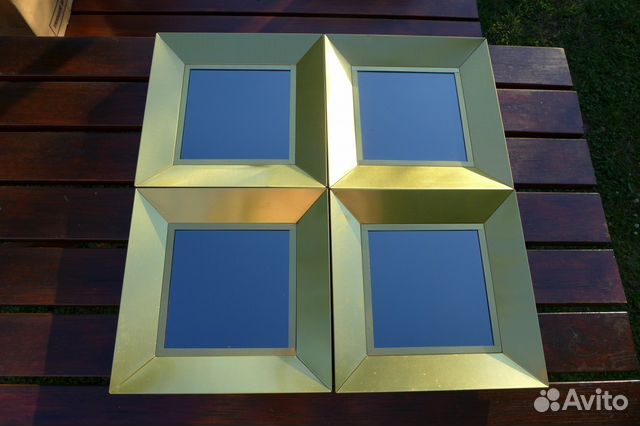 Потолок подвесной зеркальный наборный "Золотой"