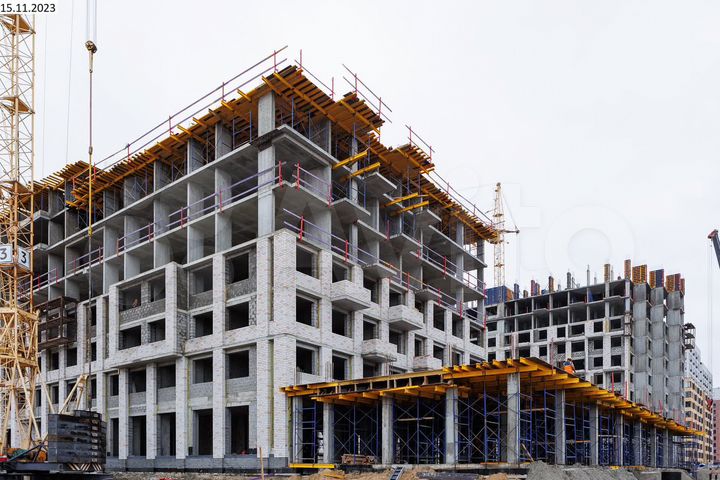 2-к. квартира, 49 м², 2/15 эт.