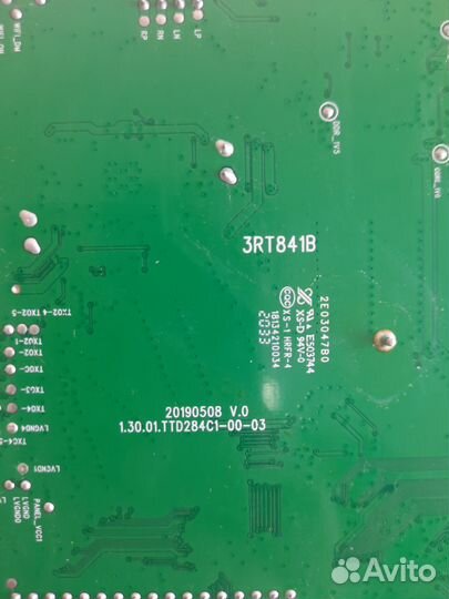 Main плата 3RT841B / 1.30.01.TTD284C1-00-03 / 2019