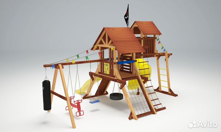 Детская площадка для дачи Савушка Люкс 14