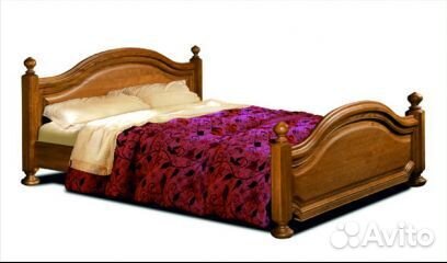 Кровать б/у из массива дуба
