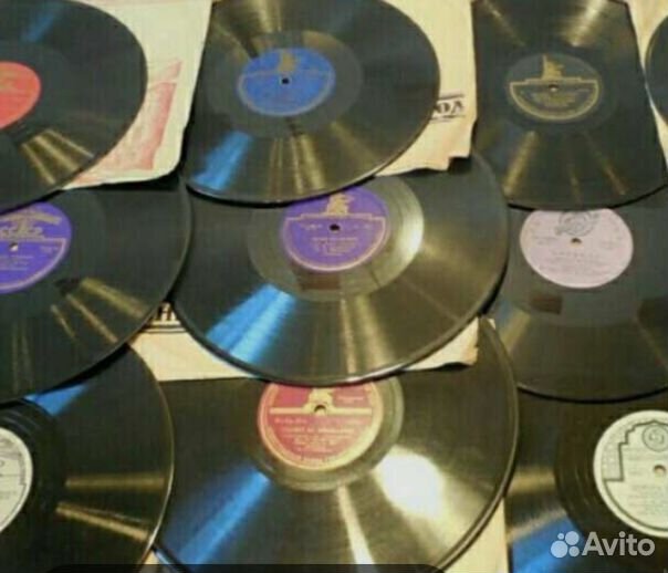Старые пластинки времён СССР