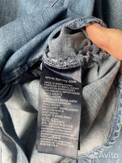 Рубашка джинсовая Tommy Jeans новая