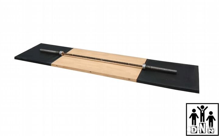 Помост для становой тяги компактный 274Х72Х4cм DNN