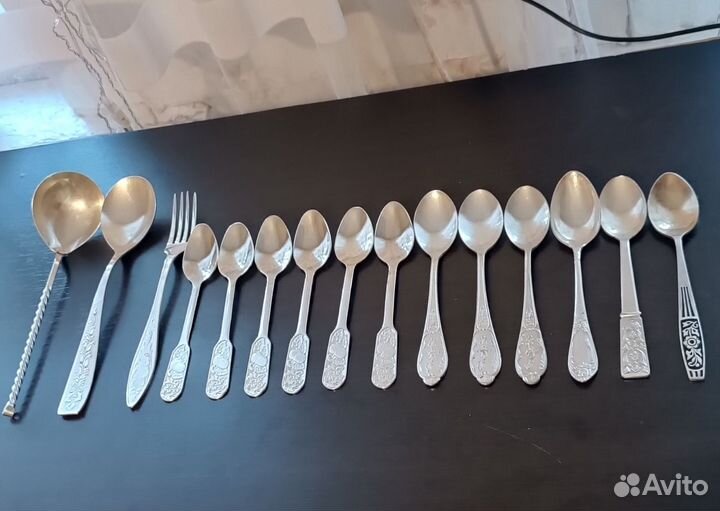 Ложки и вилки мельхиоровые