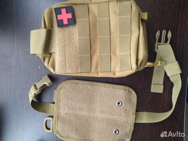 Подсумок под аптечку (отрывной) олива, койот