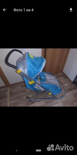 Санки коляска ника