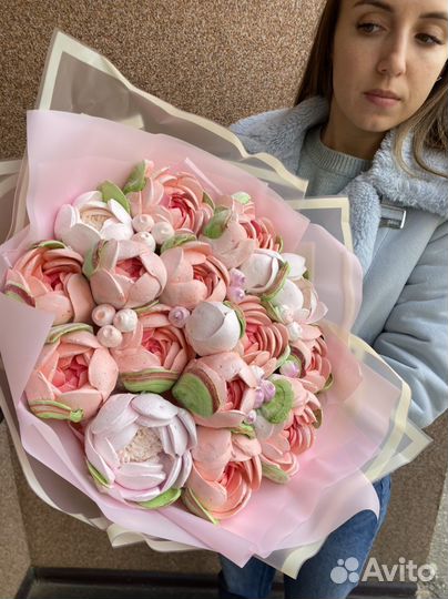 Букет из зефира