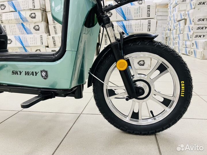 Электроскутер SKY WAY 16R 600W зеленый