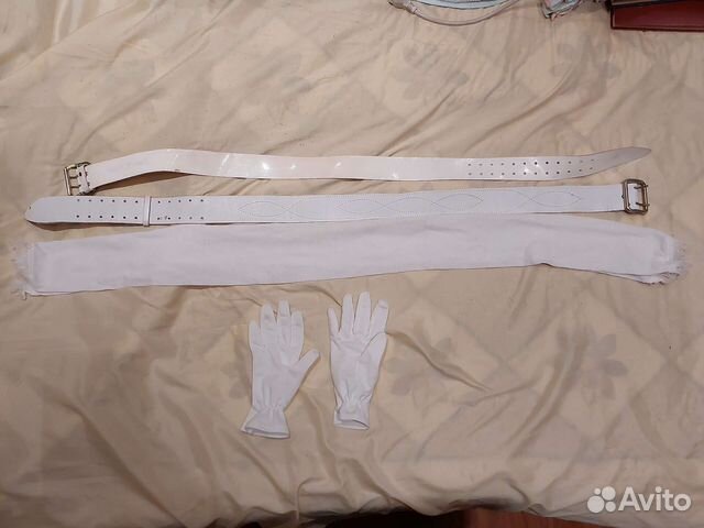 Перчатки белые, портупея, кашне - парадные купить в Москве | Личные ...