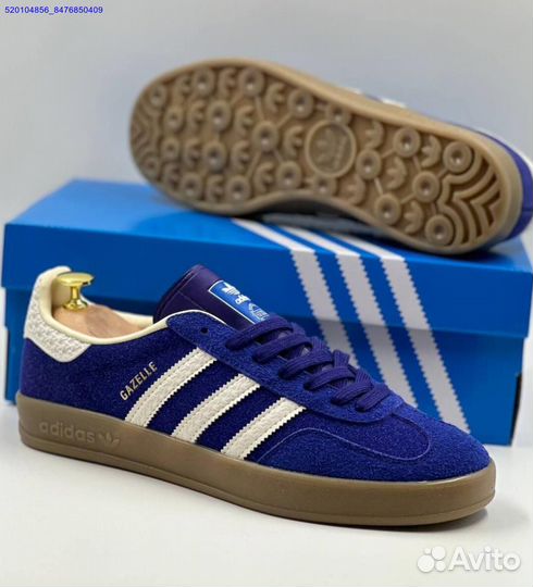 Кроссовки Adidas Gazelle Navy (Арт.73578)