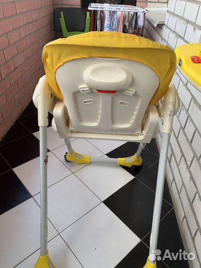 Стул для кормления chicco polly easy