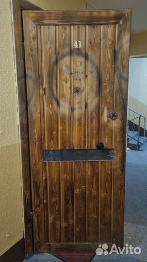 Дверь входная металлическая бу