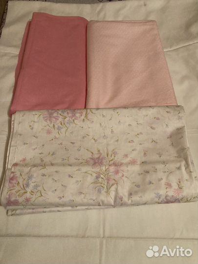 Ткань простынная,полотенчатая,отрезы ткани