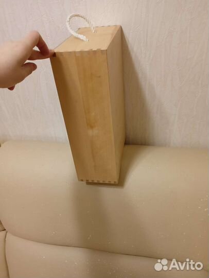 Деревянная коробка для бутылок