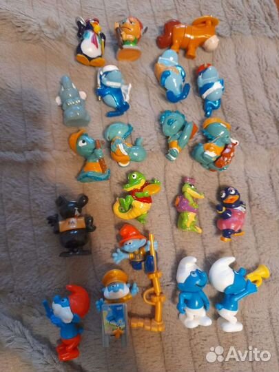 Игрушки из киндер сюрприз 90-е