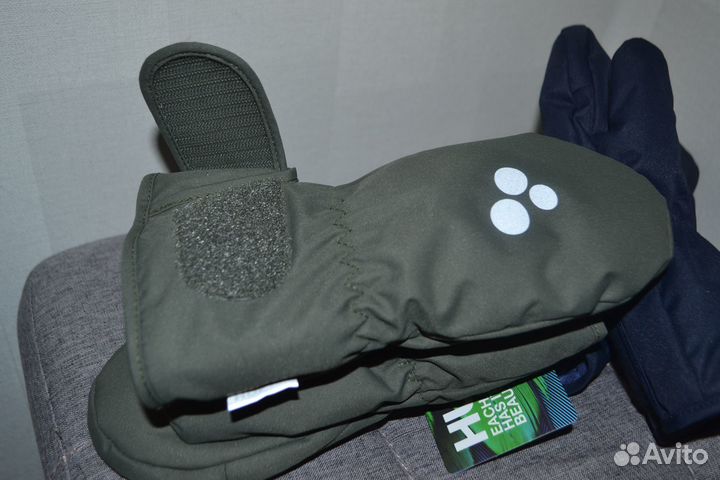 Новые теплые варежки краги huppa р.3 и 5