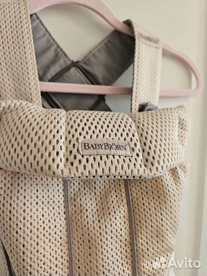 Рюкзак переноска Babybjorn Mini Air Mesh жемч.роз