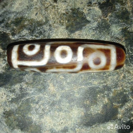 Старая Бусина Дзи 9-глаз. Защита.Успех.Богатство