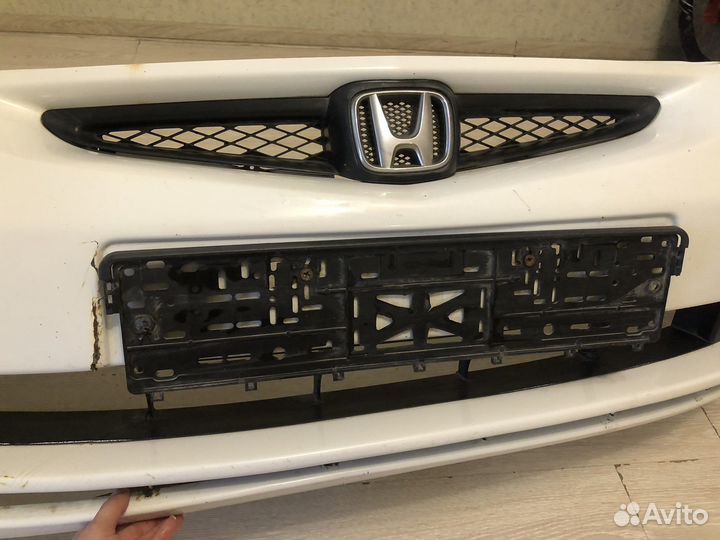Бампер передний honda fit gd1