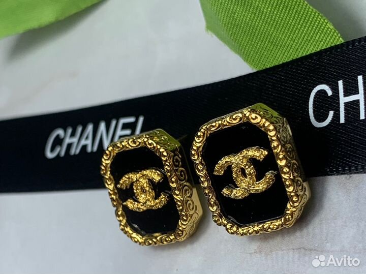 Серьги Chanel Премиум